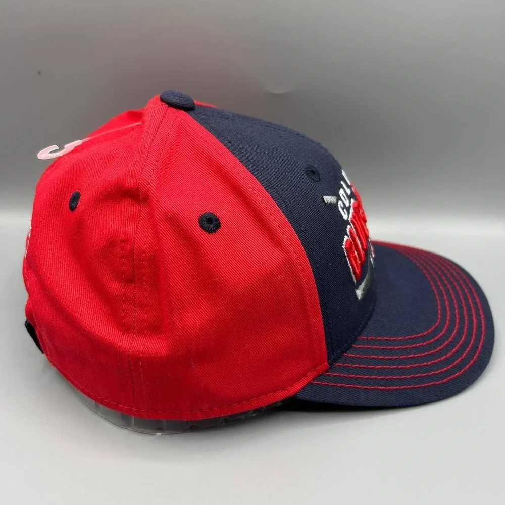 Columbus Blue Jackets‎ Hat Youth Red Embroidered NHL Strap Back Cap Cotton New